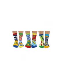 Detské veselé ponožky Sockasaurus veľ.: 27-30