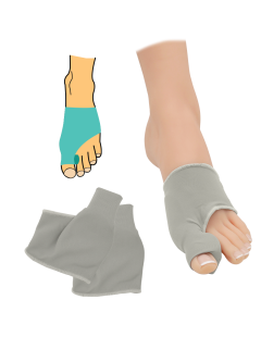 Bandáž Hallux valgus s medziprstným korektorom - 1 pár