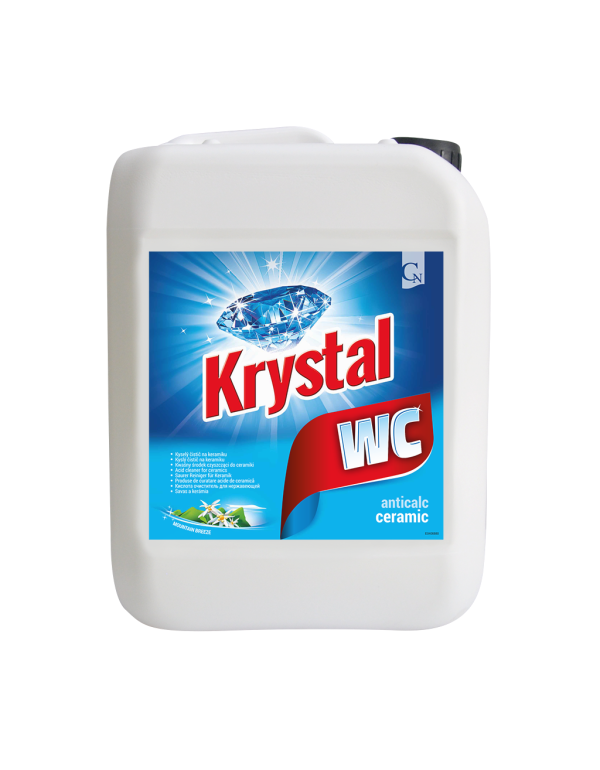 Krystal WC na keramiku modrý 5l