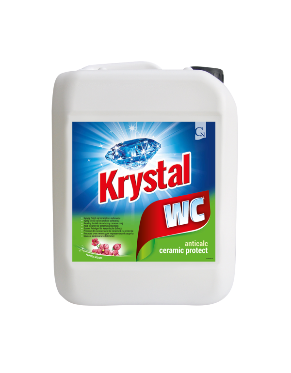 Krystal WC kyslý na keramiku s ochranou zelený 5l