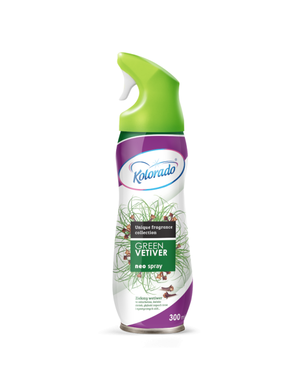 Osviežovač vzduchu Kolorado Neo Spray 300ml Green Vetiver